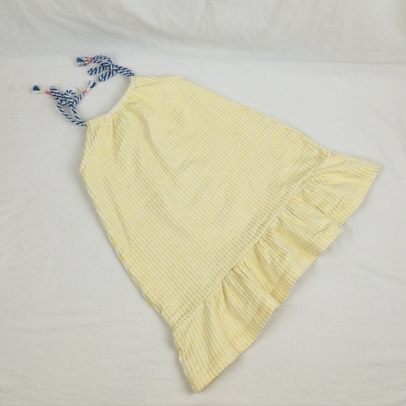 FIRM PRICE🔥Vince Camuto yellow stripe spaghetti straps dress size 3T - Picture 1 of 9